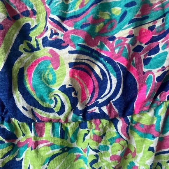 Lilly Pulitzer Blouse Toucan Play Val Strapless Top
Babydoll colorful sleeveless - Picture 4 of 7